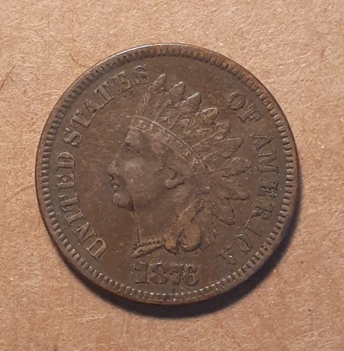 1876 INDIAN HEAD CENT