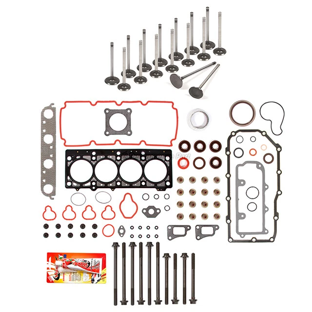 Juego completo de juntas válvulas de escape de admisión aptas para 02-05 Chrysler Dodge Neon 2.0L ECB Foto 4 de 4