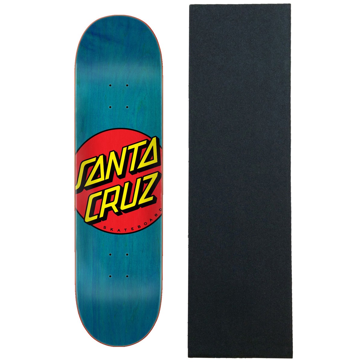 Santa Cruz Skateboard Deck Classic Dot Blue 8.5