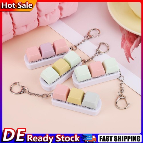 Tastatur Fidget Toy Fidget Clicker Schlüsselschalter Schlüsselbund Schafttester