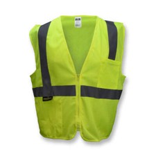 XL ANSI CLASS 2/ Reflective Tape/ High Visibility Yellow Safety Vest