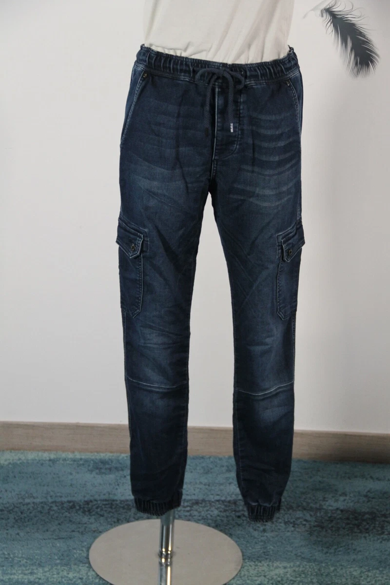 Damen Jeans Hose Röhrenjeans Skinny Stretch Blue Denim Gürtel XS S M L XL