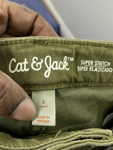 Cat & Jack ~ Skinny Jeggings ~Spring Olive~Adjustable Waist ~Super Stretch~Sz 5 - Picture 7 of 9