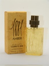 Cerruti 1881 Amber Eau de Toilette EDT Spray 1.7 fl oz 50ml New In Box NO SEALD