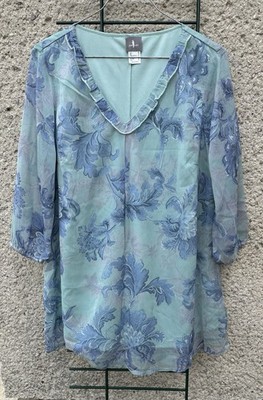 Damen Bluse  Fair Lady  Gr. 42  Türkis-Blau nagelneu 