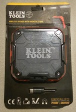 Klein Tools AEPJS2 Bluetooth Speaker, Wireless Portable Jobsite Speaker Plays