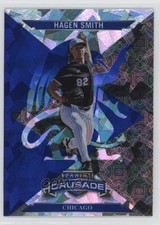 2025 Panini Crusade Crusade Blue Cracked Ice Hagen Smith #74 1p1k