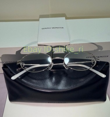 2026 GentleMonster Sunglasses Lolos 02 Silver Frame Clear Lenses