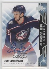 2019-20 Upper Deck Premier Rookies Silver Spectrum Emil Bemstrom #71 Auto 0q5