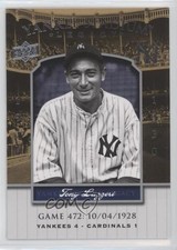 2008 Upper Deck Yankee Stadium Legacy Tony Lazzeri #YSL472 HOF 3h2