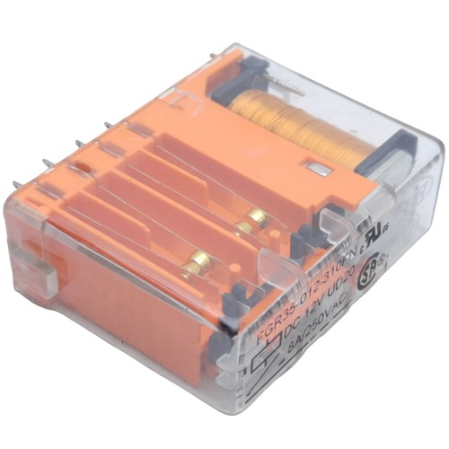 FGR FGR35-012-310FN Safety Relay 4-Poles, 3NO/1NC, 8A 250V AC, Coil 12V DC - Picture 1 of 10