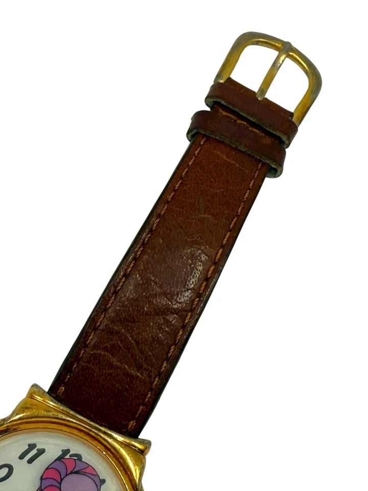 Disney Catalog Alice In Wonderland Rotating Cheshire Cat Grin Watch SERVICE - Image 3 of 4