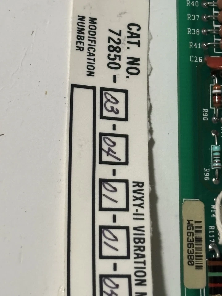Bently Nevada RVXY-II Vibration Monitor 72850-03-04-01-01-04-01-01 / 72852-01 - Image 2 of 4