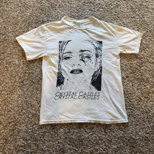 Original 2008 Crystal Castles Madonna T-Shirt Small