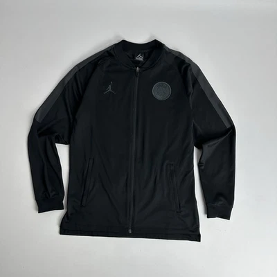 Jordan PSG Size M Black Full Zip Track Jacket - Image 1 of 4