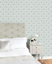Laura Ashley Montague Duck Egg wallpaper