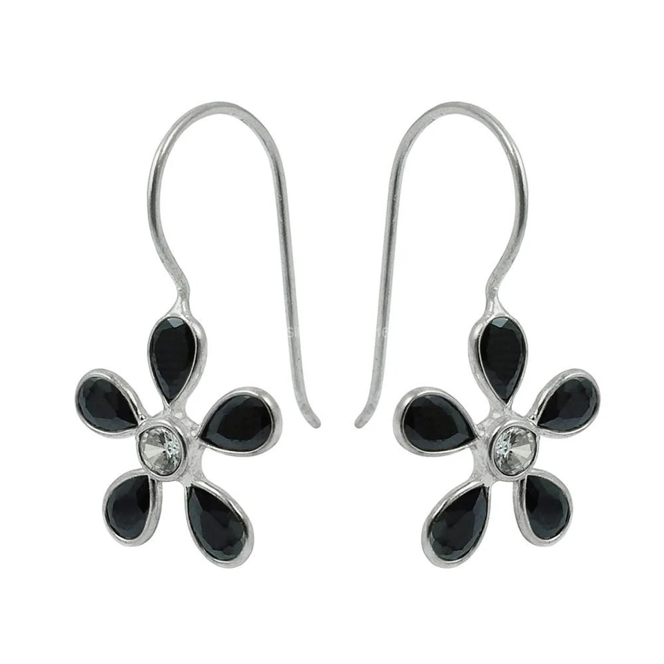 Orecchini In Argento 925 Con Pietre In Zirconia Cubica Regalo Di Natale Gioielli - Immagine 4 di 4