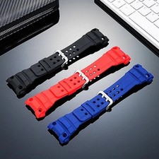Rubber Silicone Watch Straps For Casio Navigation Master 5371 GWN-1000/GWN-1000B