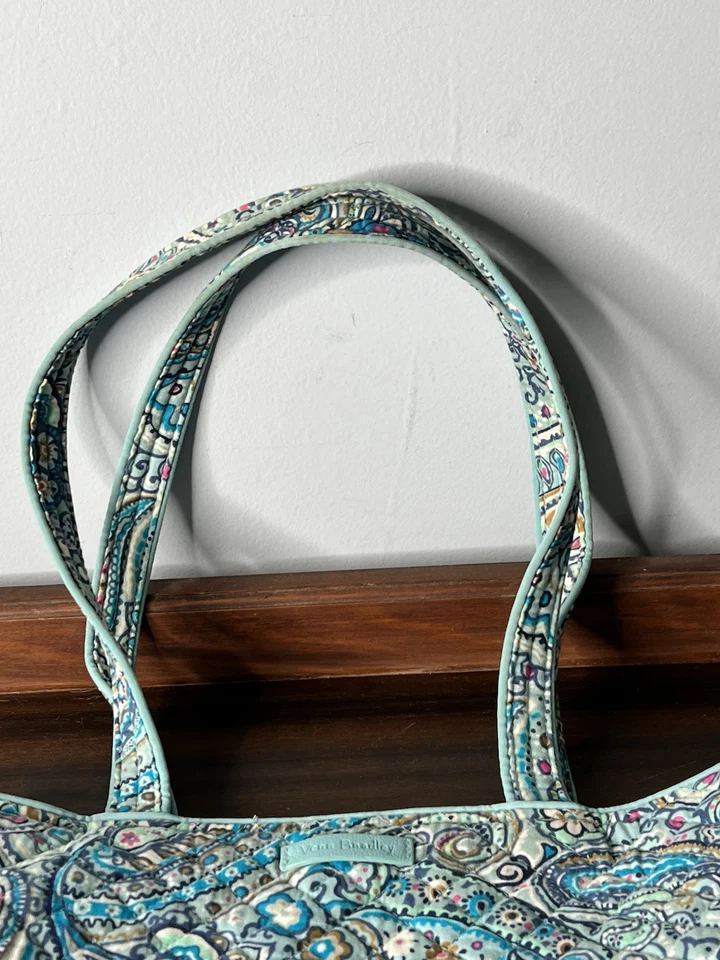 Vera Bradley DAISY DOT PAISLEY 挎包 单肩包 托特包 退换纽扣拉链 — 第 4/4 张图片