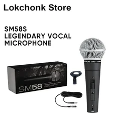 SM58S Dynamic Vocal Microphone with On/Off Switch
