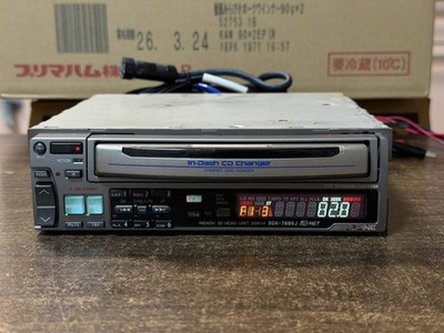 アルパイン プロセッサー EXA-G370 CDチェンジャー 3DA-7885J Rare Vintage Alpine 3DA 7885J 1DIN 3CD Head Unit JDM Tested