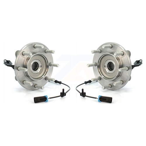 Front Wheel Bearing Hub Assembly Pair For GMC Sierra 3500 HD Chevrolet Silverado - Picture 5 of 8