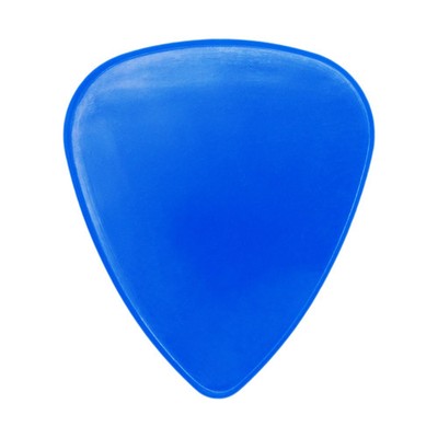 Nylon Blue Guitar Or Bass Pick - 0.96 mm Heavy Gauge - Flexible Flat 351 Shape