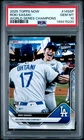 2025 TOPPS NOW LOS ANGELES DODGERS WORLD SERIES CHAMPIONS ROKI SASAKI RC PSA 10