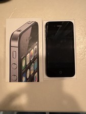 Apple iPhone 4S 8GB Black Smartphone Touch Screen Rear Camera GPS with Box