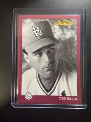 1991 Leaf  Studio '91  #240 Todd Zeile - St. Louis Cardinals