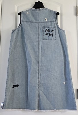 Rare Lee Cooper Jeans London Born In The '90s Denim Shift Dress Women's Size L | eBay Rare Lee Cooper Jeans London Born In The '90s Denim Shift Dress Women's Size L | eBay
