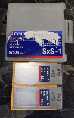 2 SONY SXS 1 -32GB SPEICHERKARTE