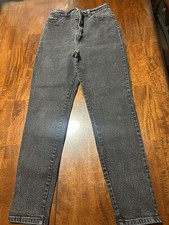 Pair of Route 66 Stretch Fit Women's Jeans, Size 15/16 Black Denim