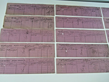 32 MIDLAND RAILWAY MINERAL INVOICES. NE & West Riding Collieries. 1893/98. Good