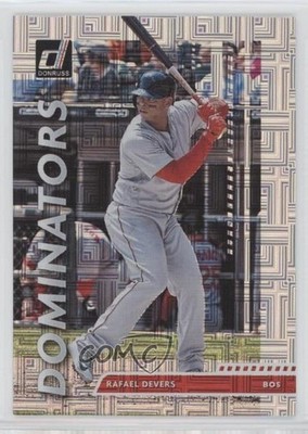 2020 Panini Donruss Dominators Vector Rafael Devers #D-5 0t2