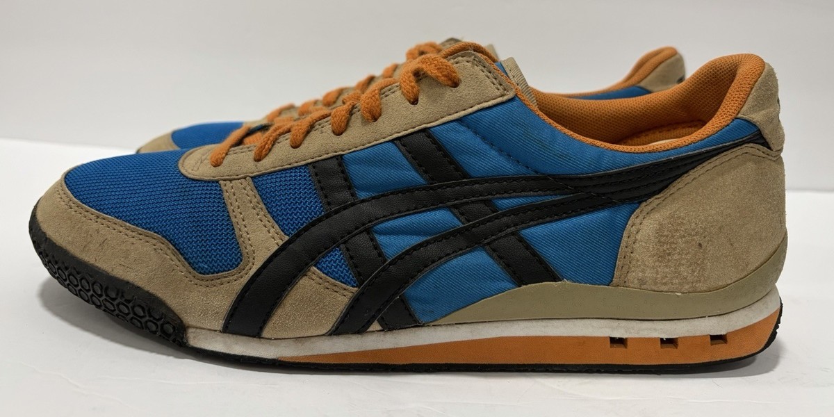 Asics Onitsuka Tiger Ultimate 81 Men's Sneakers HN201 Blue Orange
