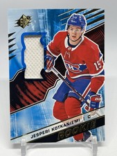 2018-19 SPx #R-JK Jesperi Kotkaniemi Rookies Materials Jersey