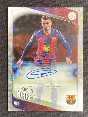 Ferran Torres 2025-26 Topps UCC Japan Edition Autograph Auto #BA-FT