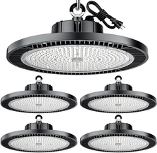 THELUX Super High Bright 200W UFO LED High Bay Light 30000Lm 5000K,100V-277V ...