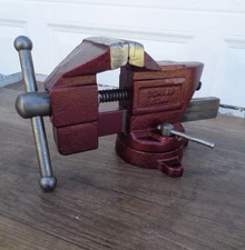 Vintage DUNLAP  3-1/2” Bench Vise Model 5244