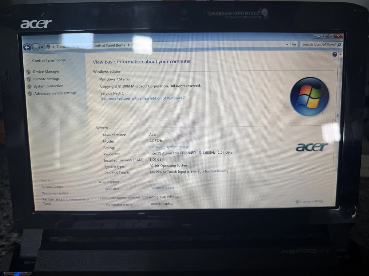 acer Aspire NAV50 WindowsXP ノートPC Acer Aspire One Nav50 In Pc Laptops & Netbooks for sale - eBay