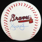 Andruw Jones (HOF) Signed OML Atlanta Braves Logo Baseball-COA (AWM)