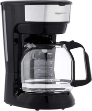 Amazon Basics 12-Cup Automatic Coffee Maker Reusable Filter, Easy Brew Machine