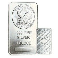 1 Oz Silver Eagle Silver Bar (New) -Lot Of 2 18.85 per troy oz