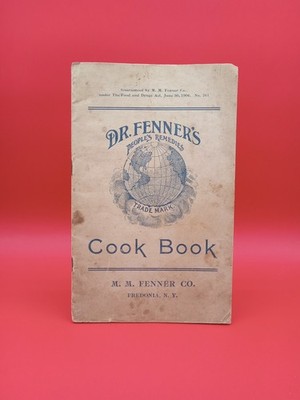early 1900s softcover Dr. Fenner's People's Remedies Cook Book