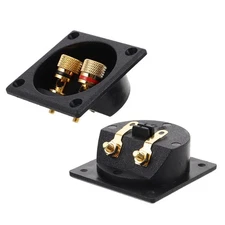 2Pcs Binding Post Cup Connector for Speaker Box Terminal with Easy Installation