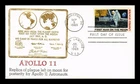 DR JIM STAMPS US COVER APOLLO 11 FIRST MAN ON MOON SPACE FDC SCOTT C76