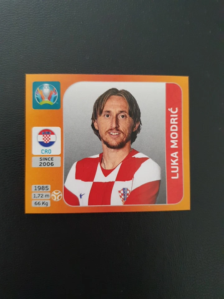 EM Luka Modric Panini Sticker Kroatien Croatia Hrvatska Europameisterschaft 🇭🇷 - Bild 1 von 1