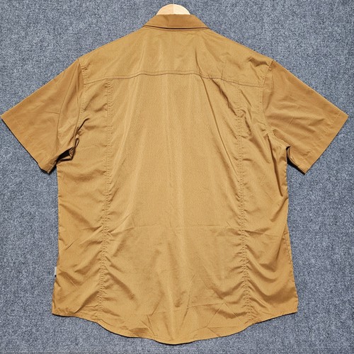 Kuhl Camicia Uomo XL Stealth Manica Corta Bottoni Leggera Arancione Bruciato 7453 - Foto 2 di 9