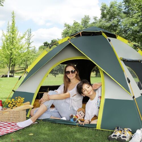 Tente de camping extérieure ouverture automatique rapide étanche pare-soleil abri pour pique-niques - Photo 1/24